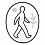 Icon of a man doing walk and talk therapy in toronto